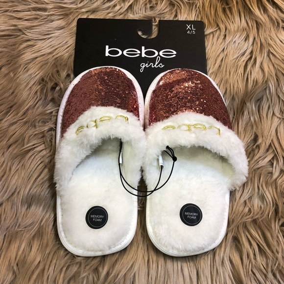 bebe house slippers